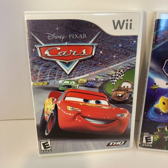 Nintendo Wii Video Game Bundle 3 Tested Super Mario Galaxy Cars Indiana Jones - Picture 6 of 13